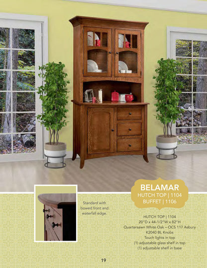 Belamar Buffet With Glass Doors