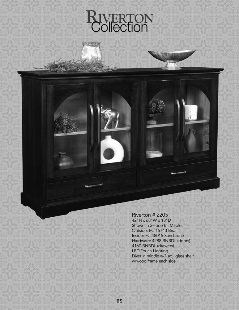 Riverton Buffet 2 Door, 1 Drawer