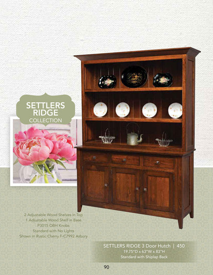 Settlers Ridge 2 Door Hutch