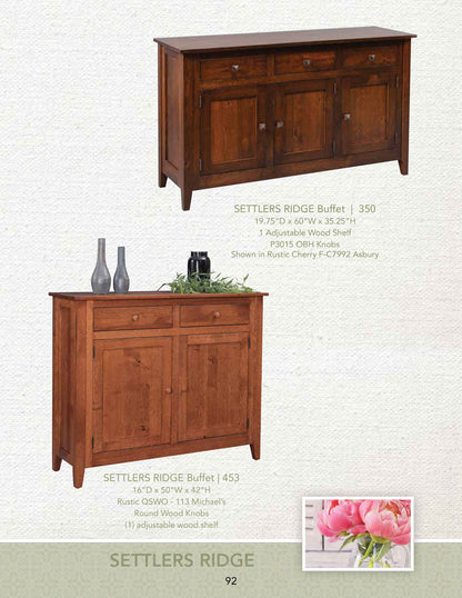 Settlers Ridge 2 Door Hutch