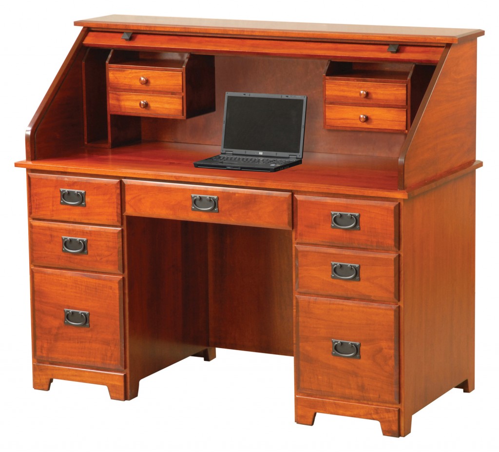 54″ Murphy Computer Rolltop Desk