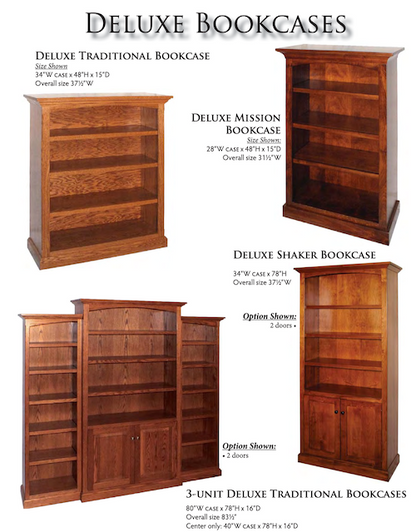Mission Deluxe Bookcase 30"