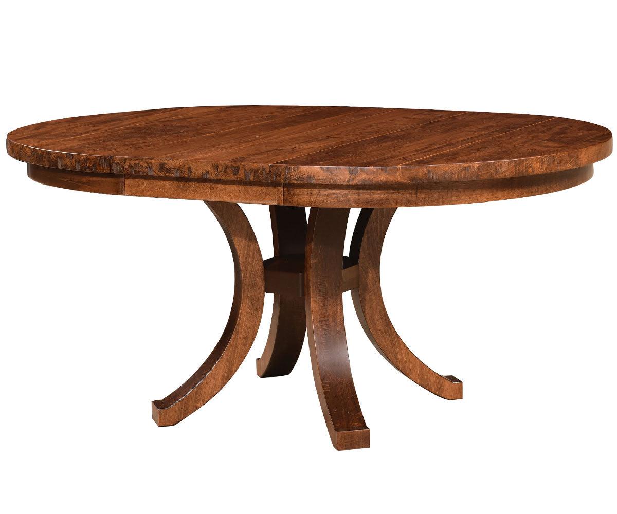 Mayfield Saw-Marked Single Pedestal Table