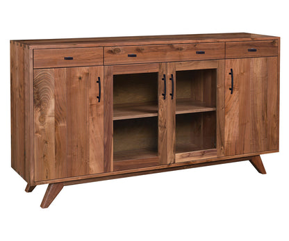 Mid Century Box Joint TV Console