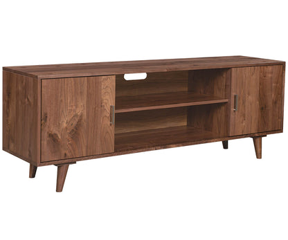 Mid Century Open Shelf TV Console