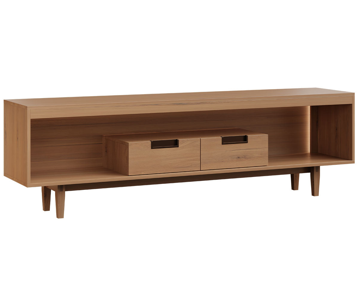 Mid-Century Open TV Console