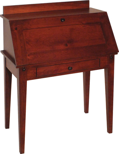 Dutch Secretary Desk – Shaker Style with Backsplash and Pencil Drawer