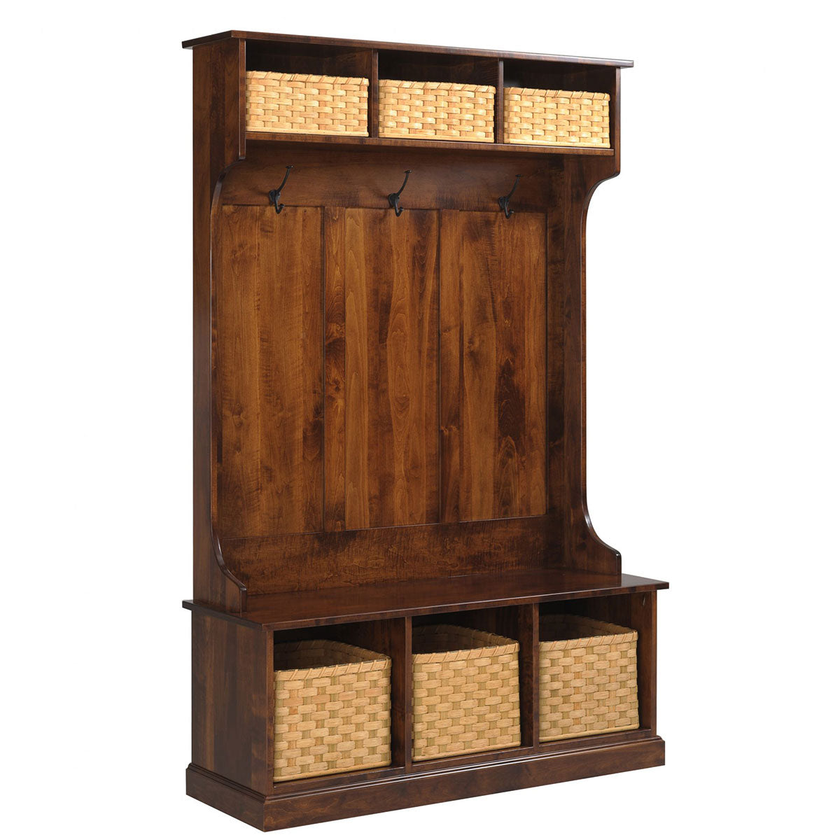 Basket Bench Hall Seat - 50" Wide