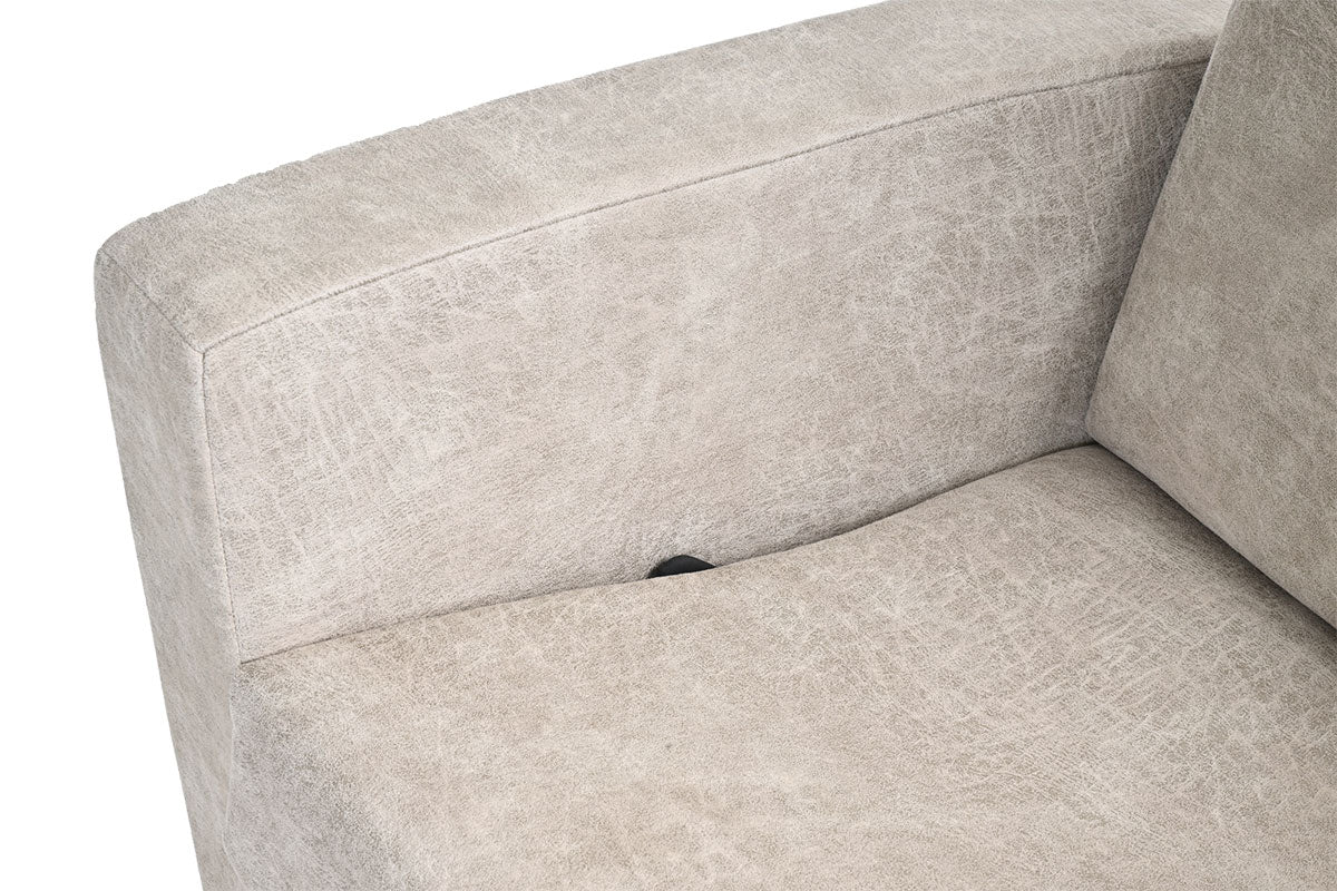 Modern Shaker Swivel Glider Recliner - Wooden Octagon Base