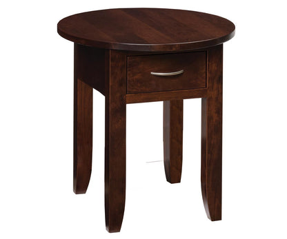 Barrington Oval Top Table w/Shelf w/1 Drawer