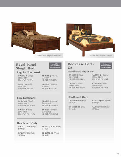 Bookcase Bed CA Series