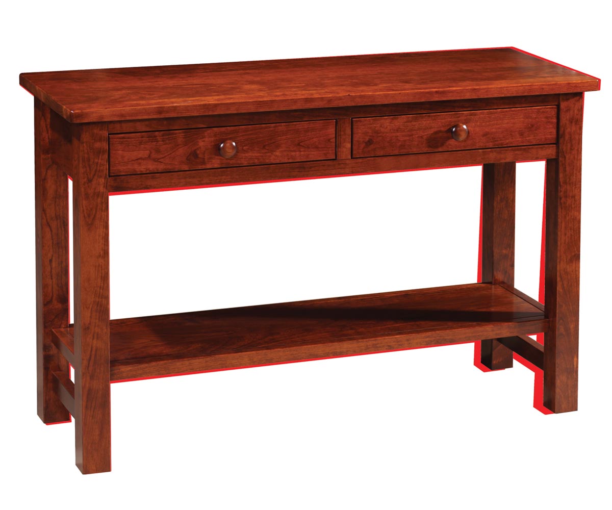 Cabin Creek Sofa Table w/2 Drawers