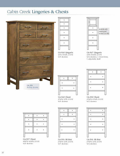Cabin Creek Bedroom Set