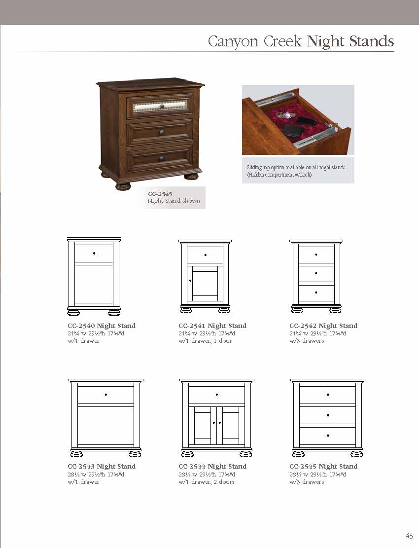 Canyon Creek Bedroom Set