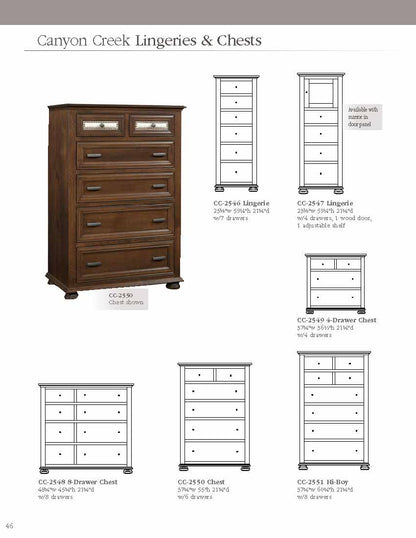 Canyon Creek Dresser