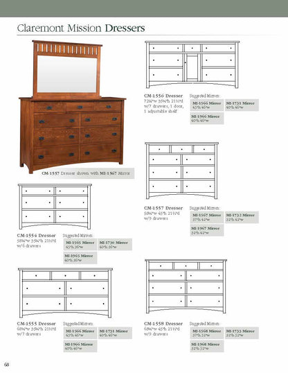 Claremont Mission Bedroom Set