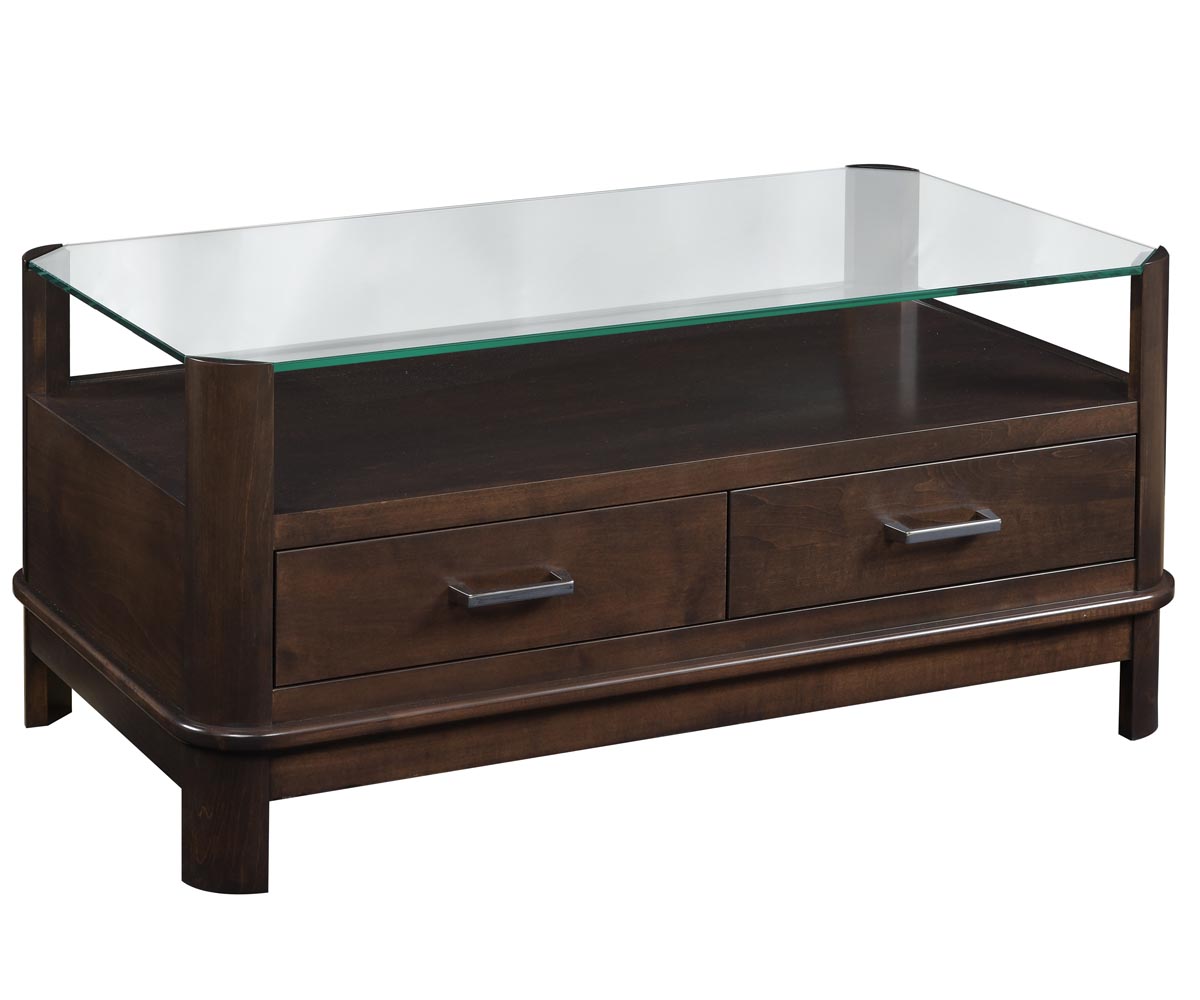 Clearview Coffee Table w/2 Drawers