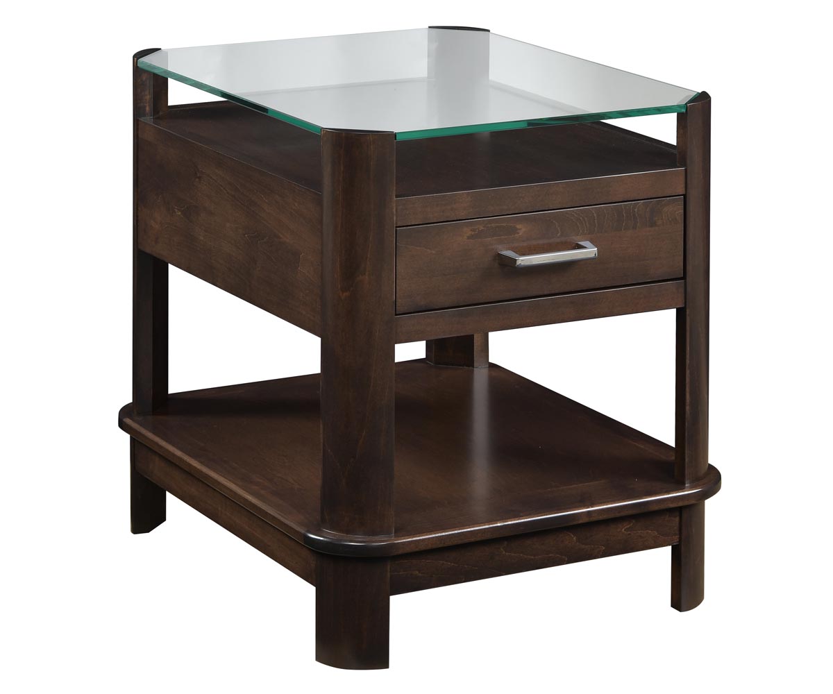 Clearview End Table w/1 Drawer