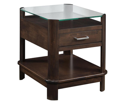 Clearview End Table w/1 Drawer