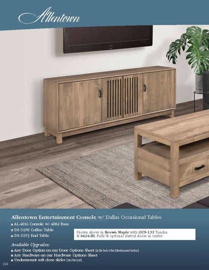 Allentown 84" Entertainment Console