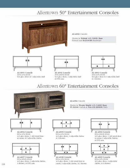 Allentown 84" Entertainment Console