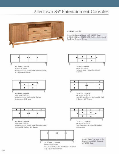 Allentown 60" Entertainment Console