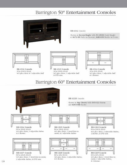Barrington 84" Entertainment Console