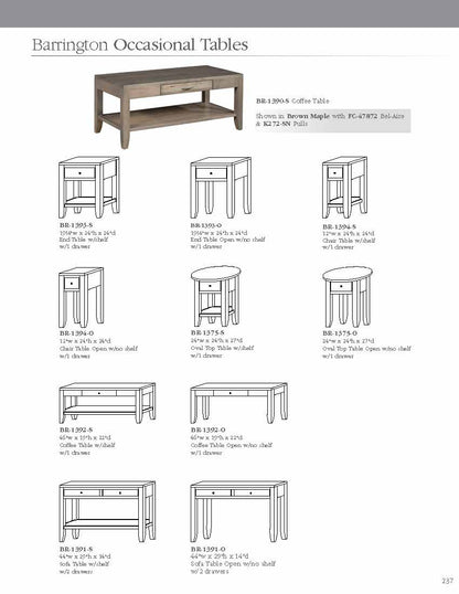 Barrington 84" Entertainment Console
