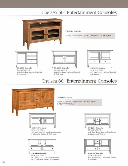 Chelsea 60" Entertainment Console