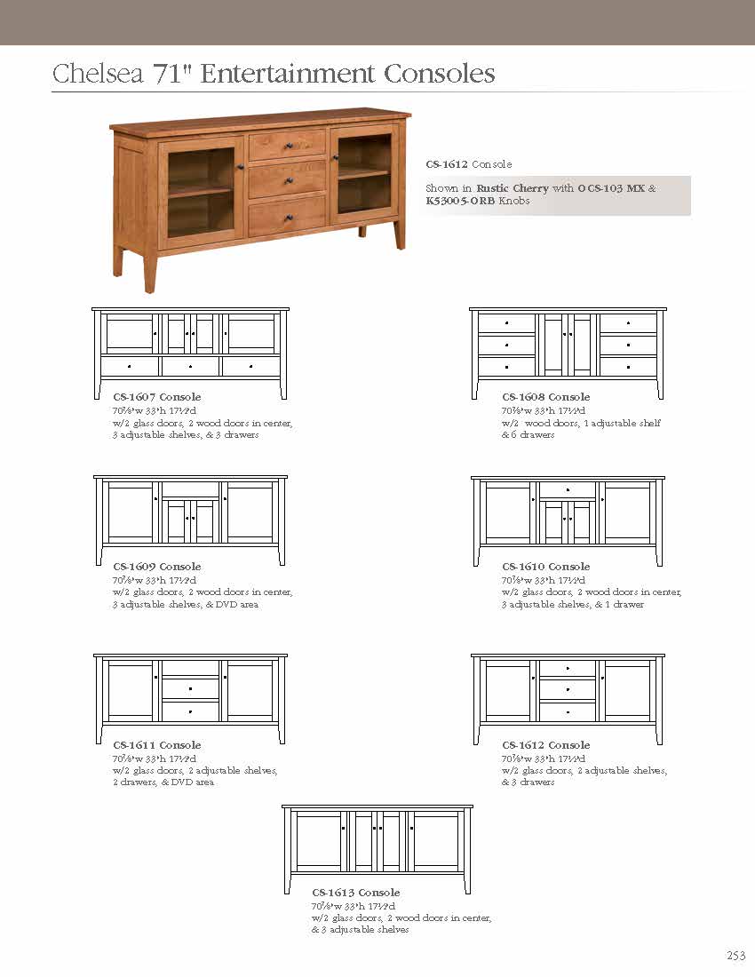 Chelsea 60" Entertainment Console