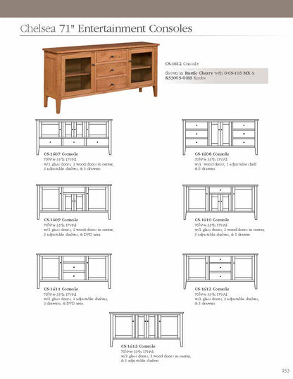 Chelsea 60" Entertainment Console