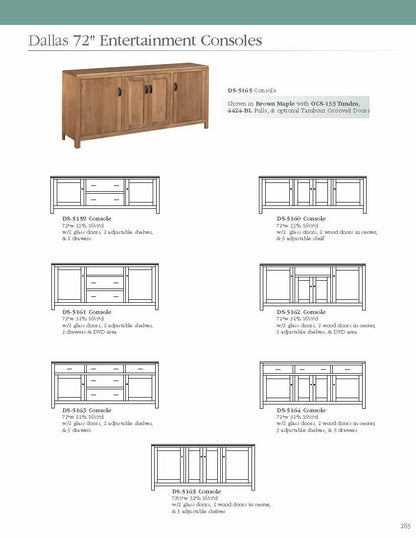 Dallas 60" Entertainment Console