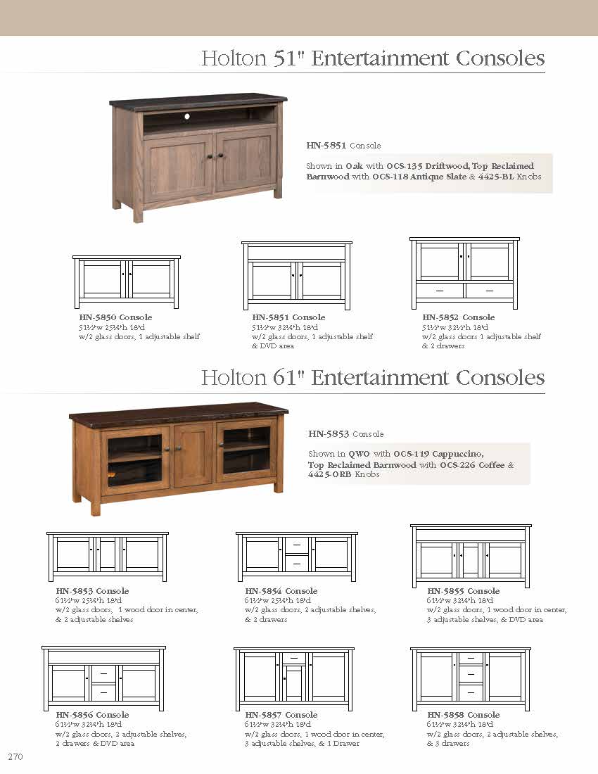 Holton 51" Entertainment Console