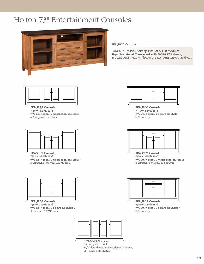 Holton 51" Entertainment Console