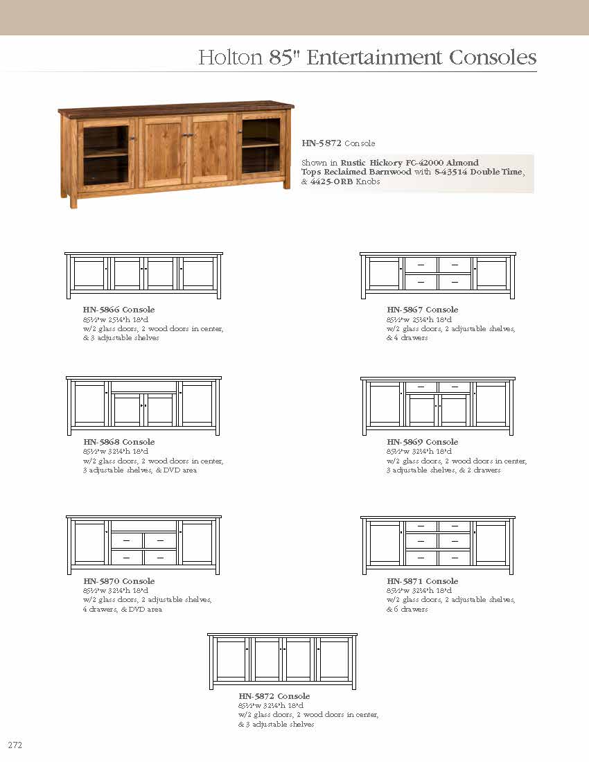 Holton 85" Entertainment Console