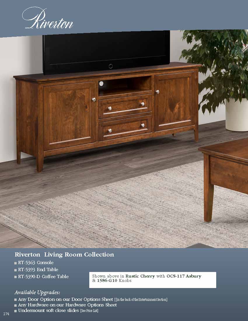 Riverton 85" Entertainment Console