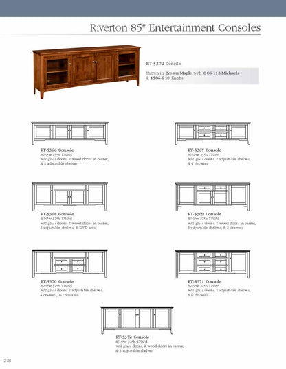Riverton 85" Entertainment Console