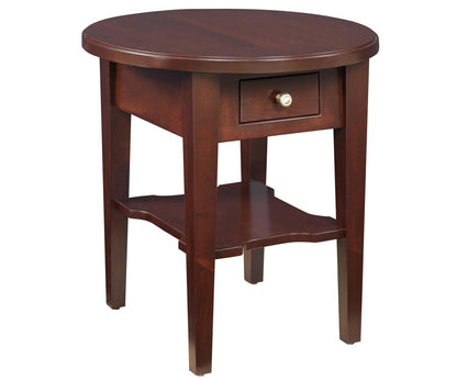 Kenton Oval Top Table w/1 Drawer