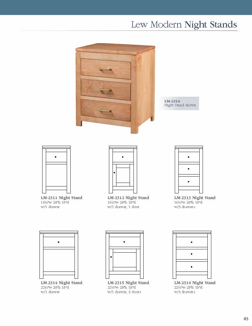 Lew Modern Bedroom Set