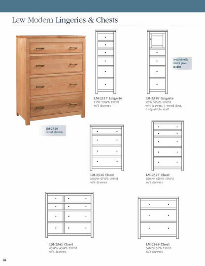 Lew Modern Bedroom Set
