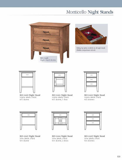 Monticello Bedroom Set