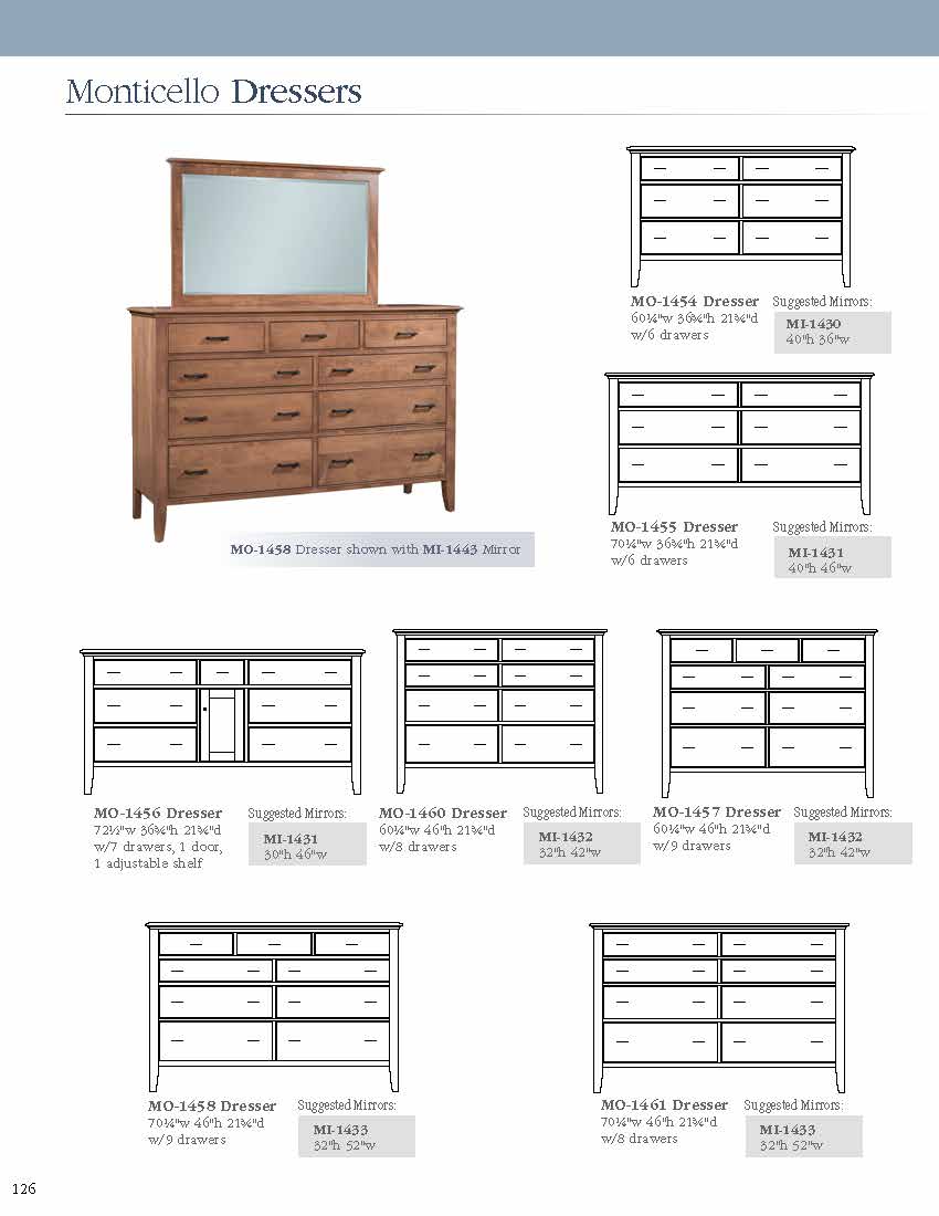 Monticello Bedroom Set