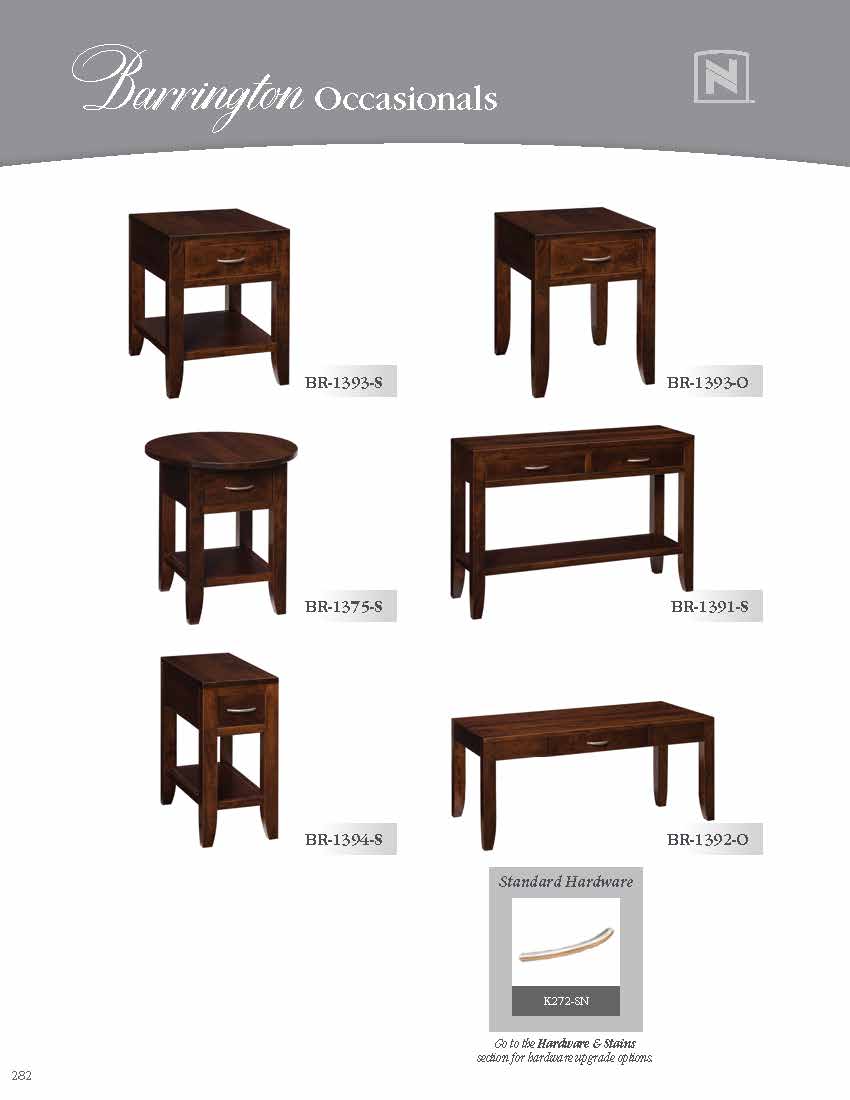 Barrington Sofa Table w/Shelf w/2 Drawers