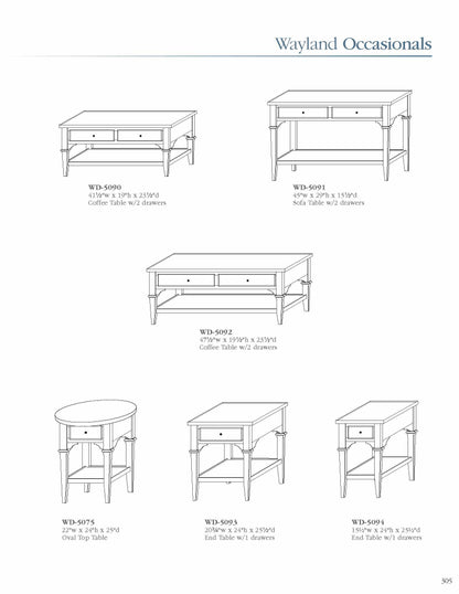 Wayland End Table w/1 Drawers