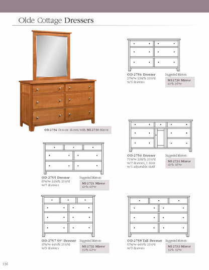 Olde Cottage Bedroom Set