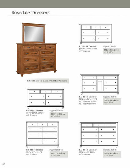 Rosedale Bed with Regular Footboard