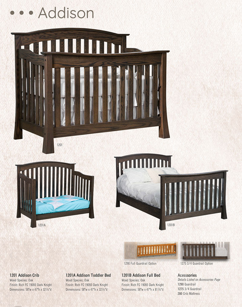 Addison 3 Drawer Nightstand