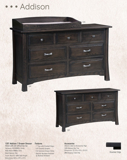 Addison 3 Drawer Nightstand