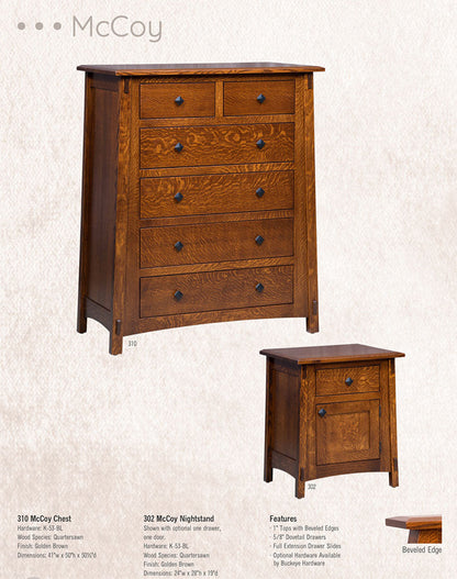 McCoy 6 Drawer Dresser / Changing Table