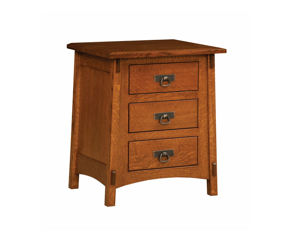 McCoy 3 Drawer Nightstand